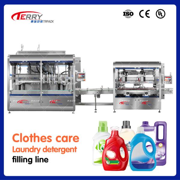 12 Heads Detergent Filling Machine for Floor Care Production 500-1000mL Different Material