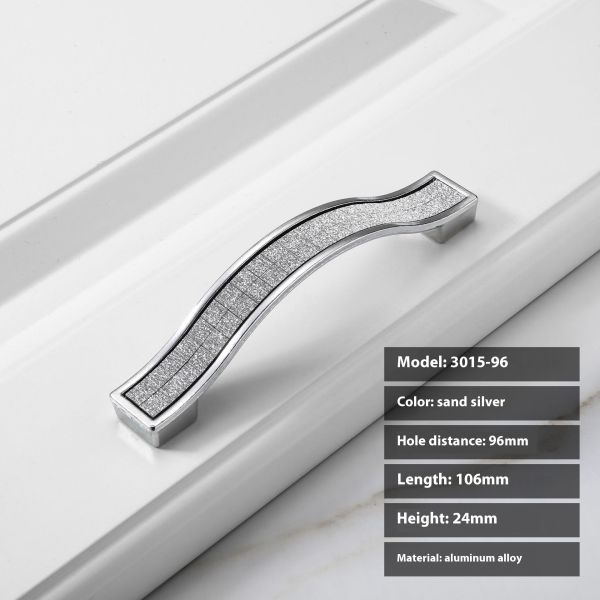 Wholesale Zinc Alloy Furniture Handle Easy Install for Cupboard Closet Drawer & Door-for Bedroom Wardrobes Dressers & Cabinets