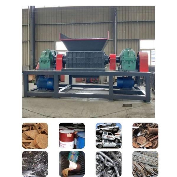 Fully Automatic Scrap Aluminum Metal Double Shaft Shredder for 4000kg Customer Demand