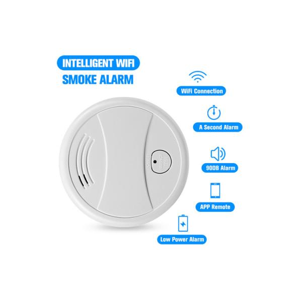 детектор дымовой пожарной сигнализации газа 90db Wifi, батарея привелся в действие индикаторы дыма