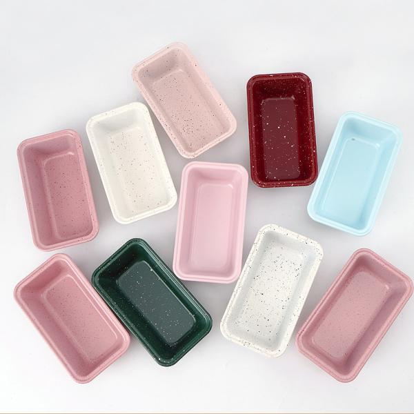 RED Kitchen Goodies 6 Inch Cake Mold Carbon Steel Bread And Toast Mold Baking Pan