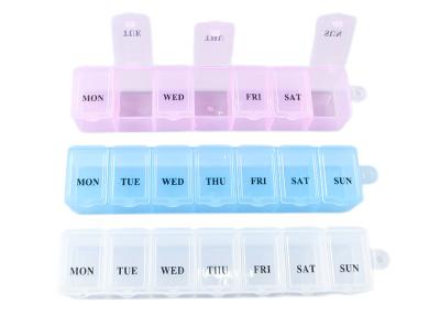 7 Grid Weekly Take Medicine Pill Box Organizer For Home And Travel Use