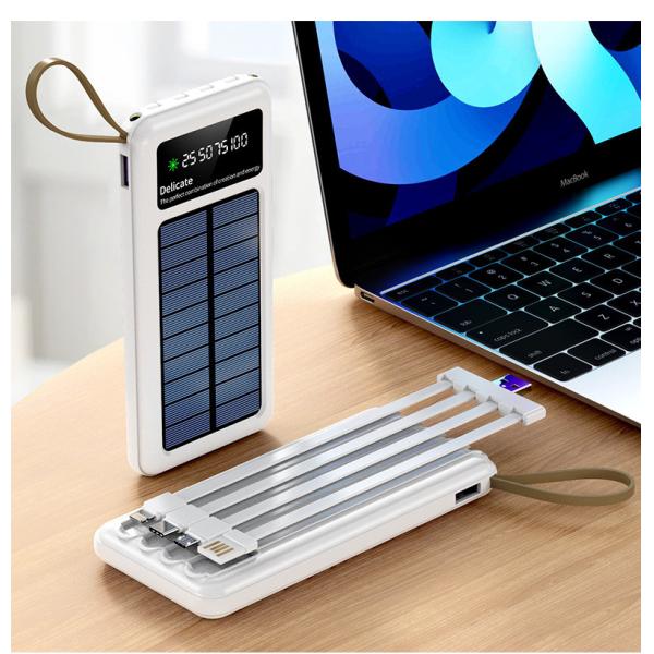 Ip68 Lithium Ion Solar Waterproof Power Bank Charger 5V 20000mAh