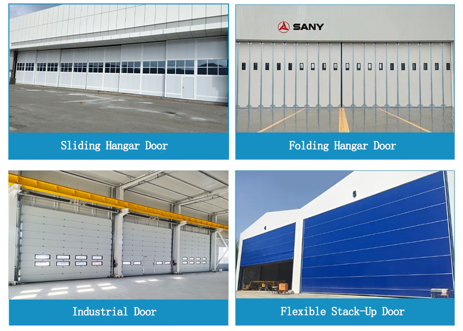 Impact Resistant Stacking Flexible High Speed Door For Medium Small Factory