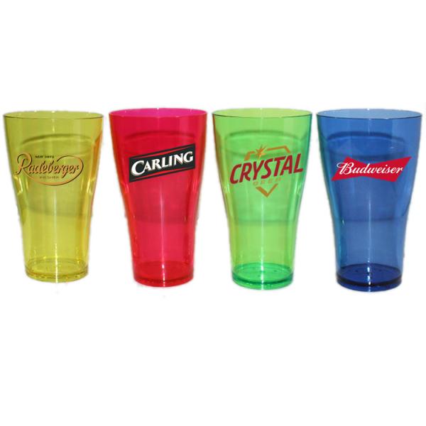 High Durable Acrylic Beer Glasses Food Grade Plastic Pint Beer Glass