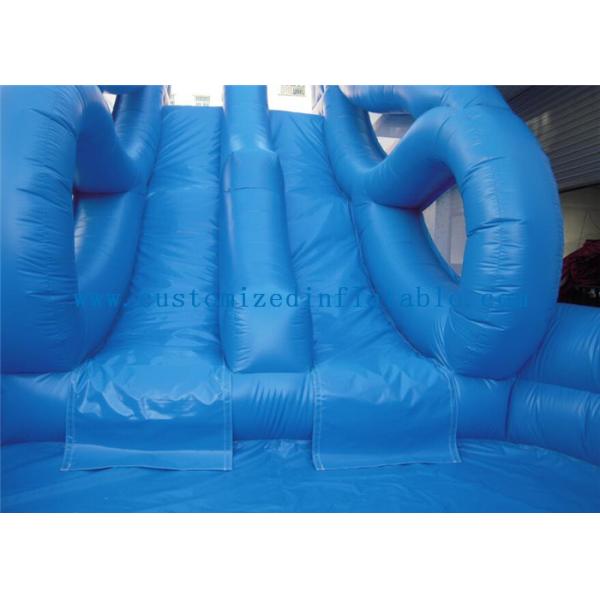 Tropical Swiming Pool Huge Inflatable Water Slides For Rent In Hot Summer Games