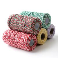 Faça você mesmo 2 fios de cordão torcido 550 libras 2 mm de algodão Macrame Cordão