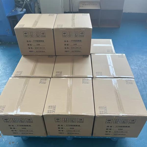 Aluminum Foil Lunch Box 213mm Freezer Safe Eco-Friendly Food Storage
