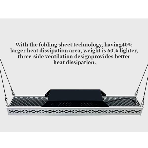 Lámparas de cultivo LED superiores de 640W de espectro completo para el crecimiento de plantas, para semilleros y floración en invernaderos