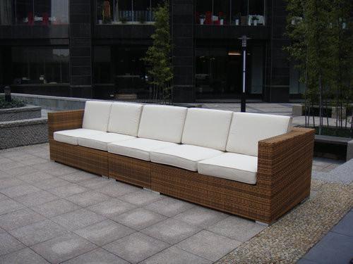  7pcs PE wicker garden furniture