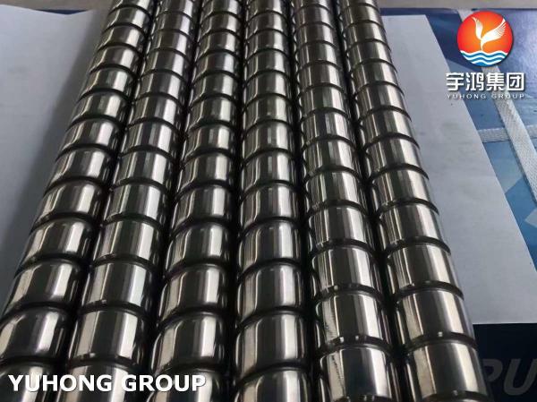 TP310S Corrugated Fin Tubes Stainless Steel For Heat Exchangers