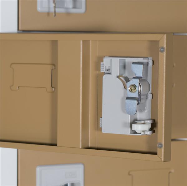 Gym Steel 33 Doors Grey Metal Locker Hospital Sturdy Security 0.176CBM