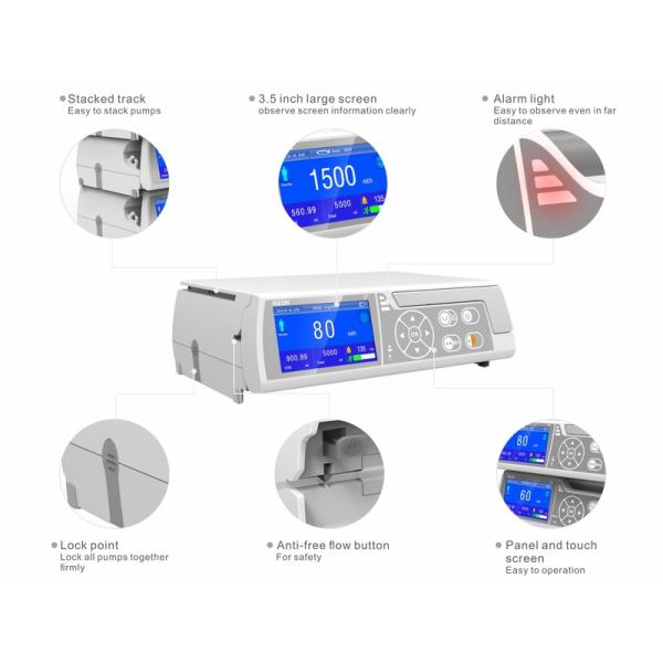 Metal Infusion Pump With Build In Battery High End Infusion Pump