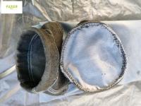 L'usine sidérurgique à hautes températures a senti la fibre de verre du polyester P84 de sachets filtre
