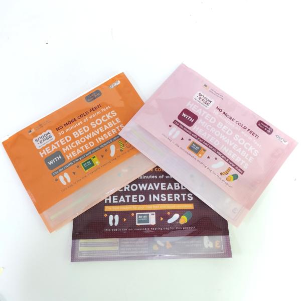 Heat Seal Plastic Sliding Zipper Bag Microwave Oven Pouch Custom Printing Smell Proof Packaging Bags