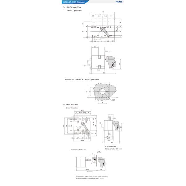 ATS controller automatic transfer switch REHE-GL changeover switch