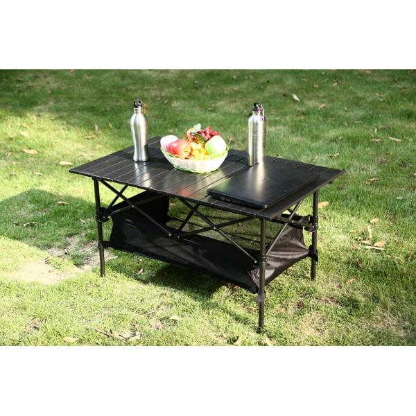 Portable Foldable Camping Chair , Black Car Picnic Table With Chairs