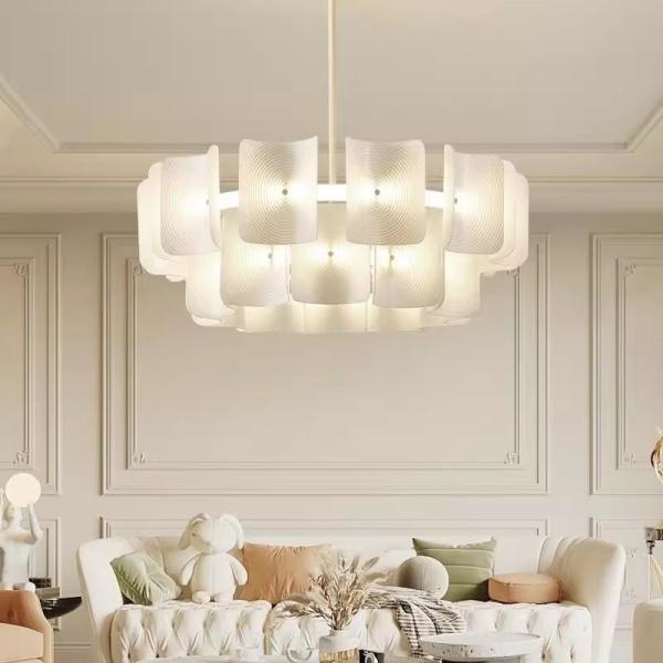 Acrylic Pendant Light Living Room Hotel Luxury Decorative Chandeliers Hanging Lamps