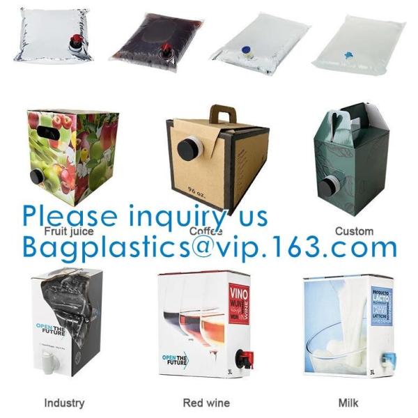 Bag-in-Box Bags, Dual Spout BIB Bags, Wine Purse, Refill Bags, Refill Bladders, Portable Coffee Bags