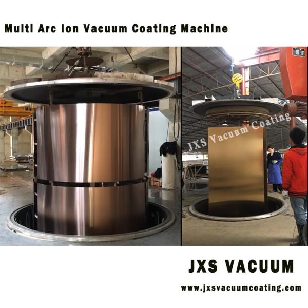 High Efficiency Stainless Steel Sheet Plate Gold Rose Gold Black Color PVD Vacuum Coating Machine