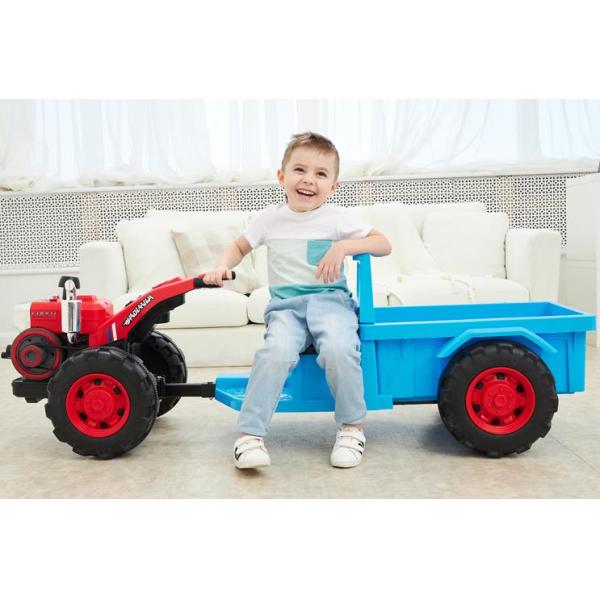 2022 12v Electric Kids Ride On Car avec une batterie de jouet de tracteur en plastique incluse
