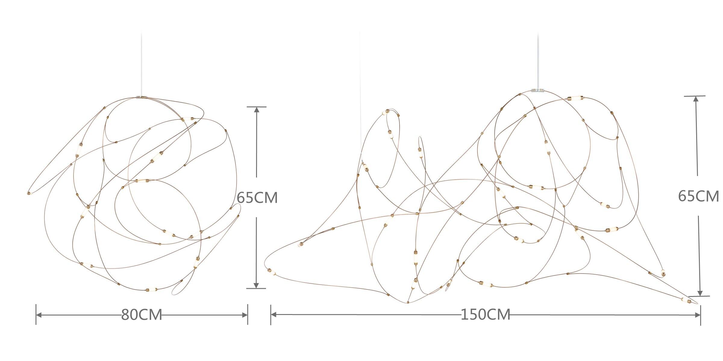 Flock of Light-Flock of Light Suspension Lamp(WH-AP-366)