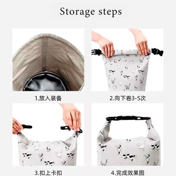 500D PVC Ocean Pack Triathlon Accessories CustomCartoons Printing