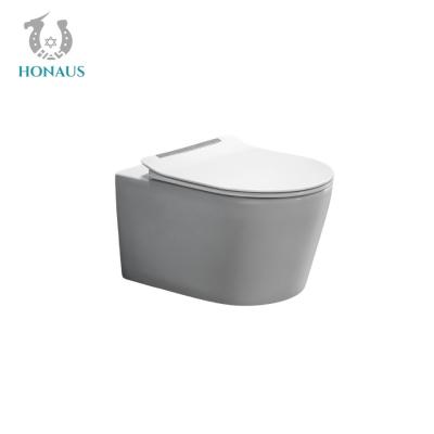 P Trap 180mm Compact Wall Hung Toilet Bowl Square Floating Toilet Bowl