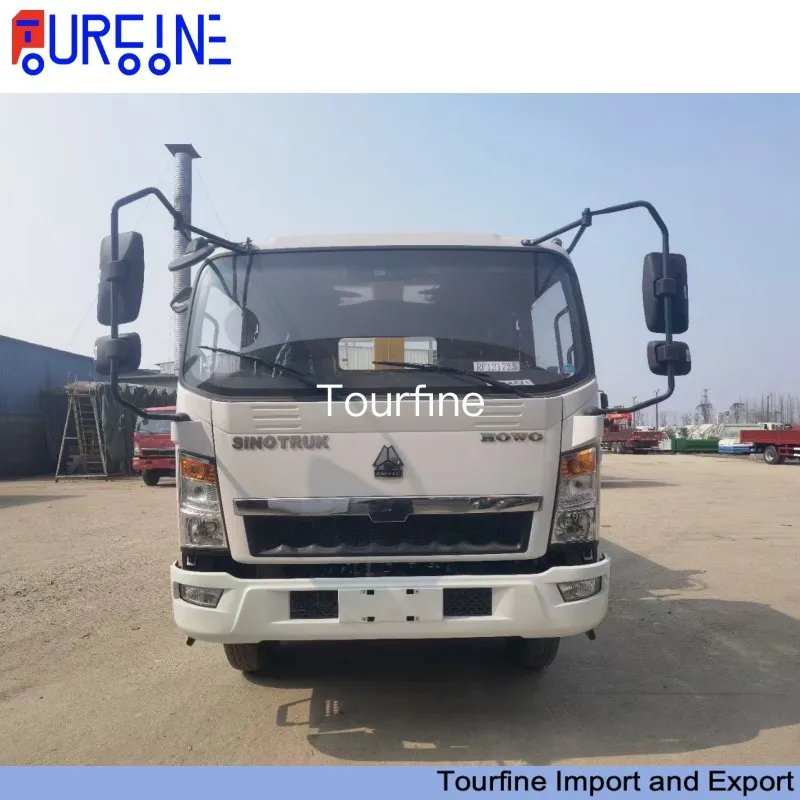 4x2 8Ton Truck Mounted Crane with Telescopic Hydraulic Boom for Brick and Cargo Transport
