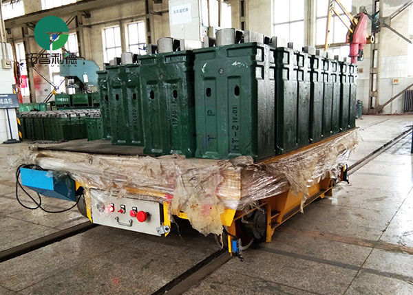 Die Plant Battery Powered Automatic Mold Transport Trolley On Rail