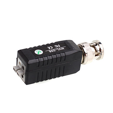Single Channel Passive Video Balun for CCTV Camera (Pair) 