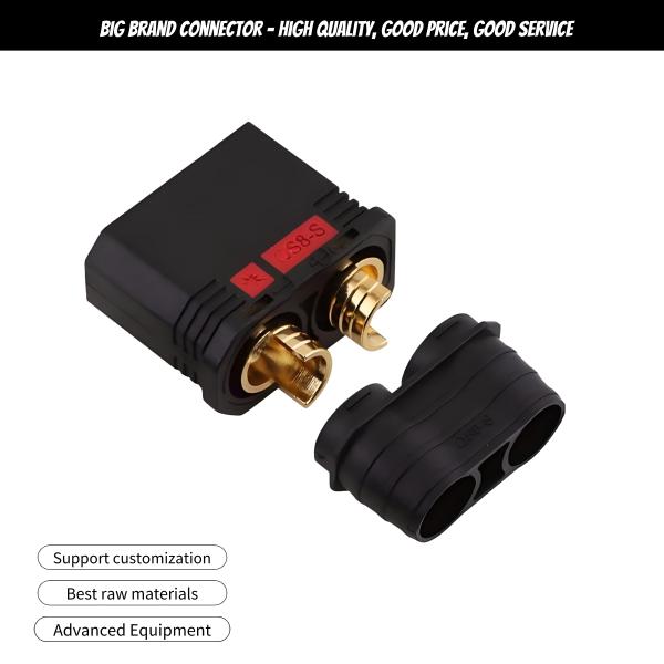 QS8-S Anti Ignition Plug Car Aviation Model Car Emergency Charging High Current Plug Connector