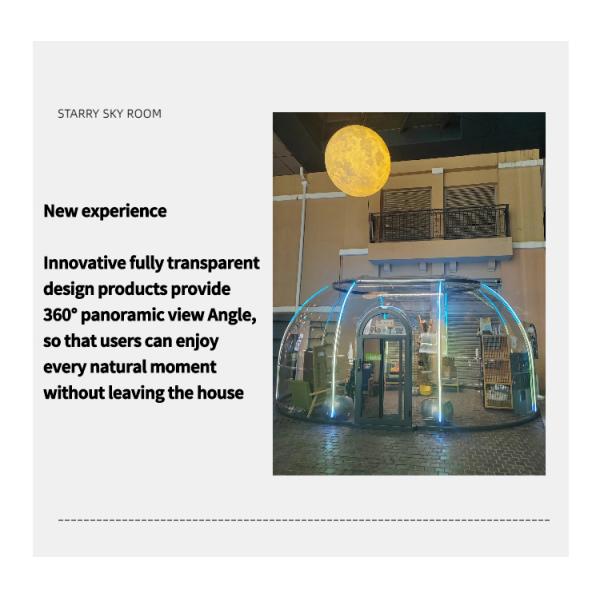 Outdoor Transparent Star Spare Room Homestay Hotel Dining Outdoor Courtyard Mobile Sun Room Tent