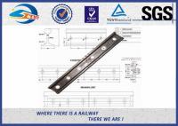 Éclisse standard de rail de gigaoctet, barre commune ferroviaire de rail de 38kg 43kg avec 6 trous TB/T 2345-2008