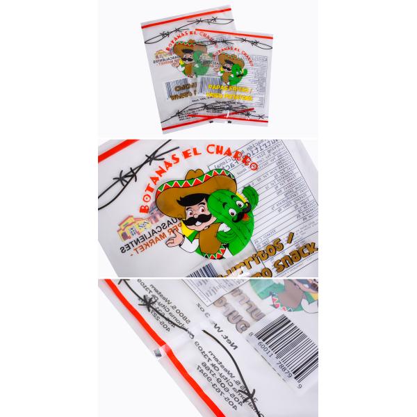 Специально напечатанные влагостойкие пластиковые пакеты для закусок Сушеные продукты