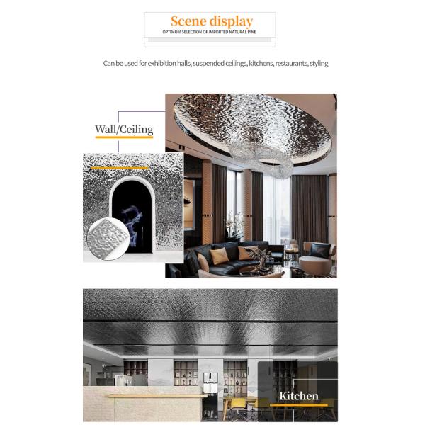 Ровная бамбуковая панель 1220*2440mm пульсации воды доски стены угля