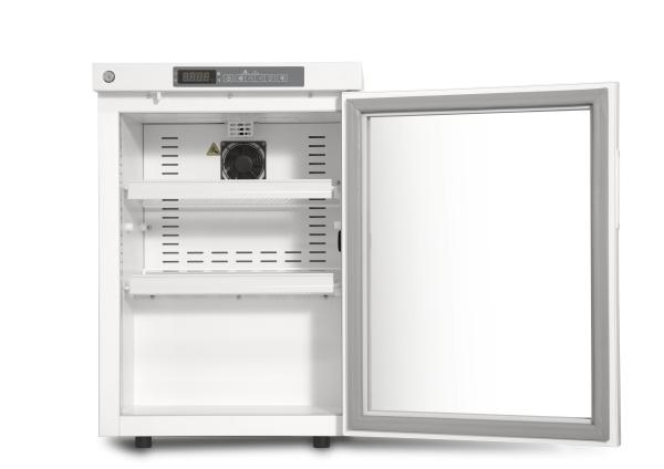2-8 refrigerador médico do refrigerador da farmácia do grau 60L Mini Portable Single Glass Door