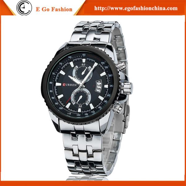 CURREN Wristwatch Gift for Daddy Customized Watch OEM Factory Price Full Stainless Watch