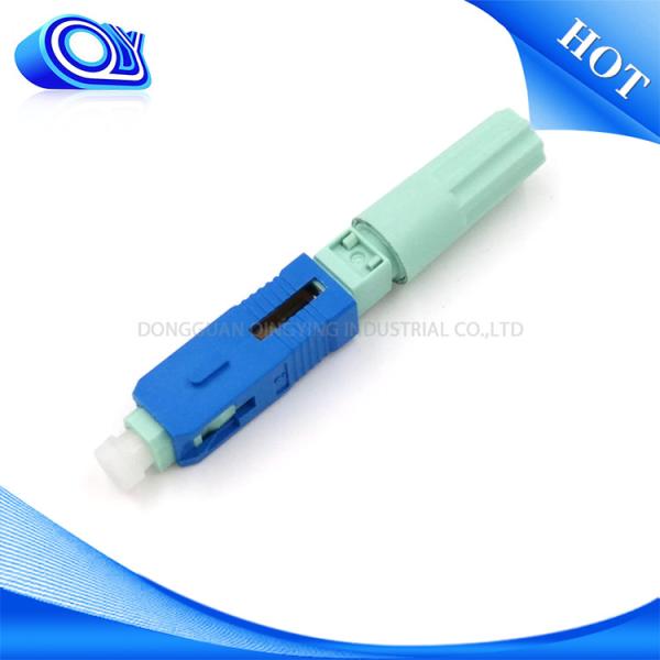 Field Assembly SC Type Fiber Optic Connector Low Insertion Loss For CATV Links
