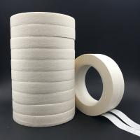 Papel de mascarilla de crepe beige Tensión de adhesivo sensible Resiste hasta 200 ° F Sin resistencia a los rayos UV
