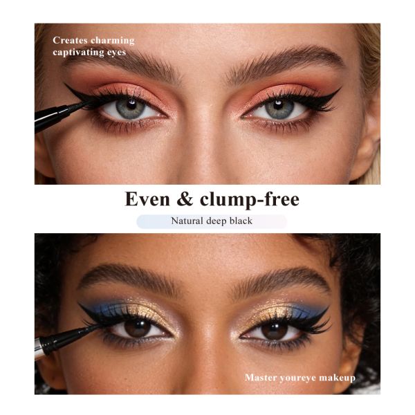 New Arrival Long-lasting Smudge-proof Natural Waterproof Long-wear Liquid Black Eyeliner Pencil Waterproof