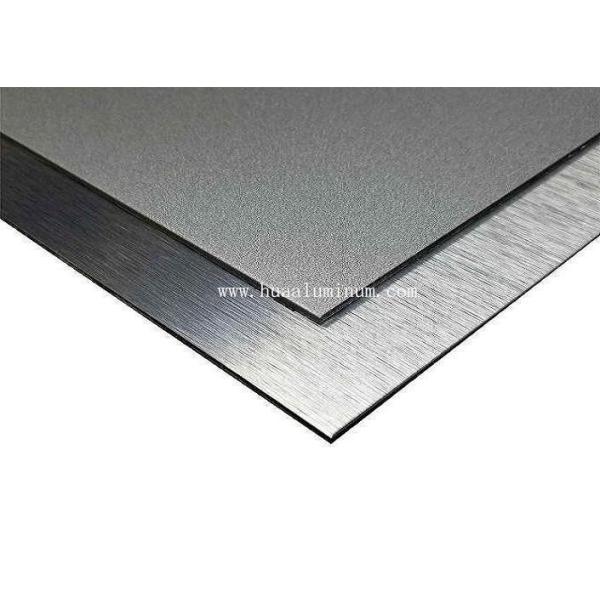1220mm Metal Composite Material Mould Proof Brushed Silver Aluminum Composite Panel