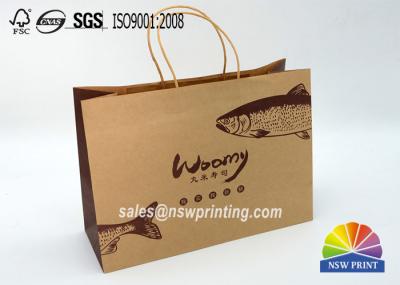 Sacos de empacotamento recicláveis feitos sob encomenda do papel de embalagem de produto comestível para o sushi