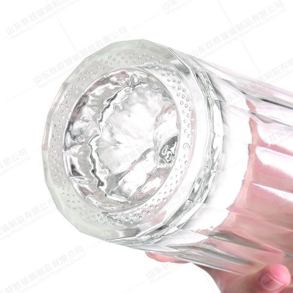 Custom Size Accepted Clear Glass Bottle for Whiskey Vodka Spirits 500ML 700ML 1000ML