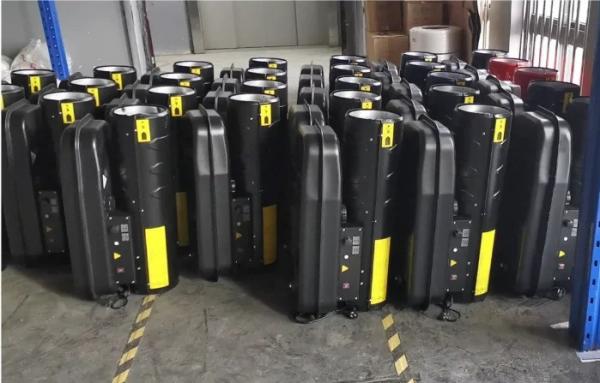 Équipement d'élevage de volailles 50 kW Air Heater Poule maison Fuel industriel à combustion diesel / pétrole pétrolier Ventilateur de chauffage