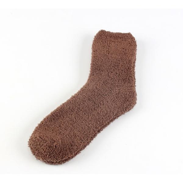 Indoor Warm Women's Novelty Socks / Womens Fluffy Socks Polyester Material