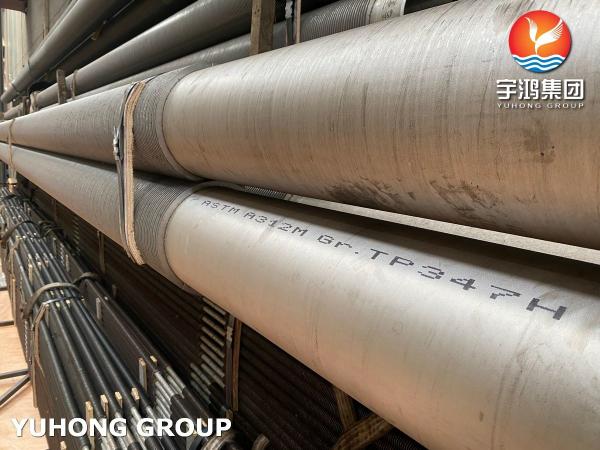 TP347H A312 High Frequency Welding Finned Pipe In Air Preheater And Condenser