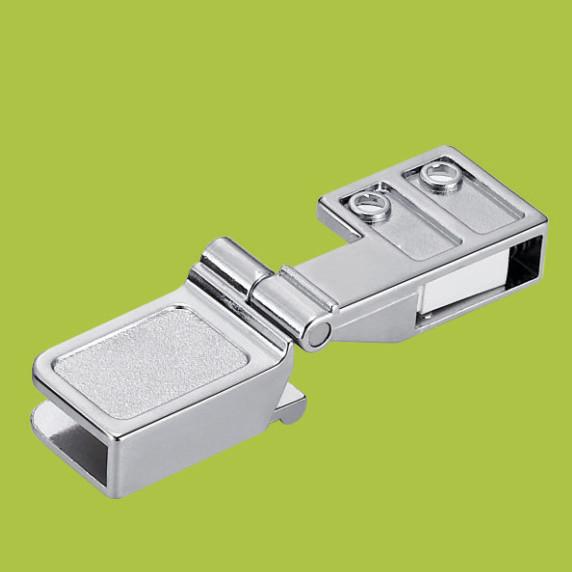 Zinc alloy hinge for glass door ,furniture hardware hinges with Chrome Gold finish