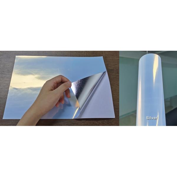 Бумага стикера штейнового серебряного Printable винила 130g водоустойчивая лоснистая