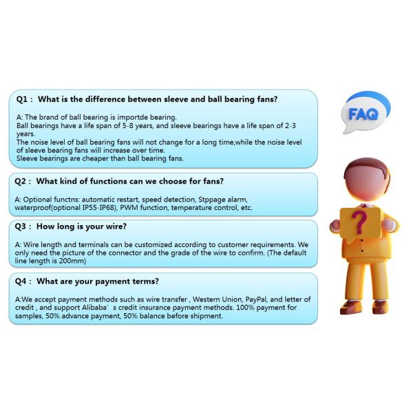 High Speed Server Axial Fan 12v 40*40*28mm Dual Ball Bearing 4 Wire